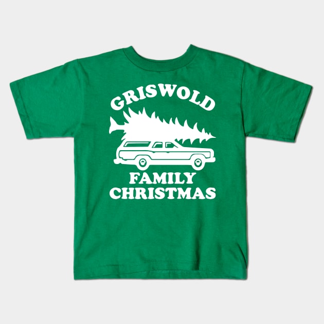 Griswold Family Christmas Tree Kids T-Shirt by NovaTeeShop